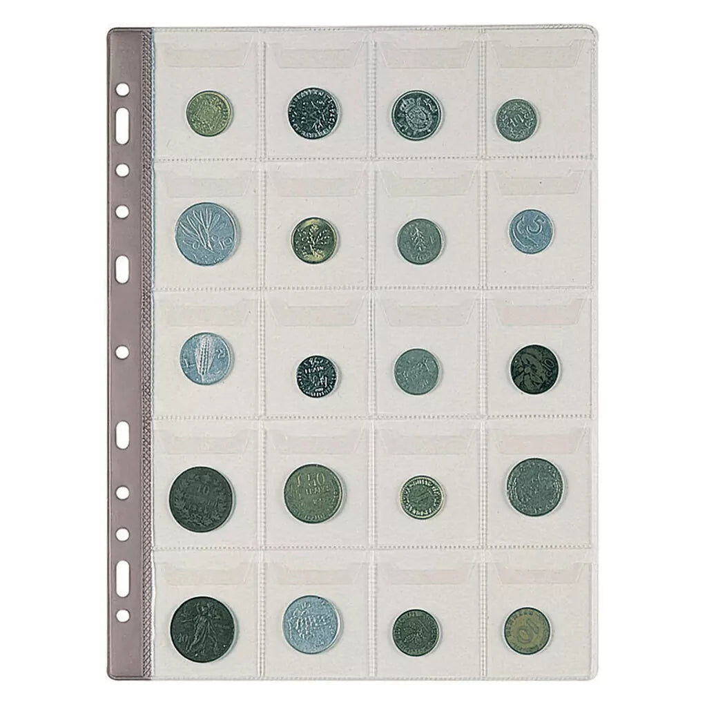 Buste Porta Monete a 20 Tasche Favorit 21,8x30,8 cm Cf. 10 buste