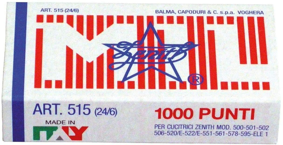 Punti Cucitrice Zenith 515 sc. da 10000 Punti