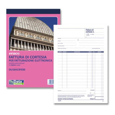 Fattura di Cortesia 33x3 Autocopiante