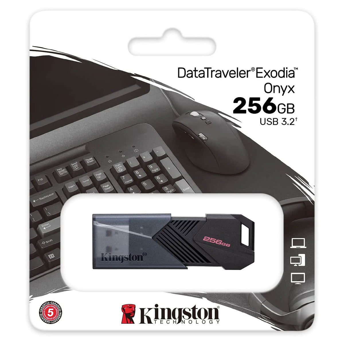 Chiavetta Pen Drive USB 3.2 Exodia Onyx Kingston 256GB
