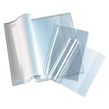 Coprilibro con adesivo in finglass trasparente neutro in cf. da 100 pz. XXL 57x36