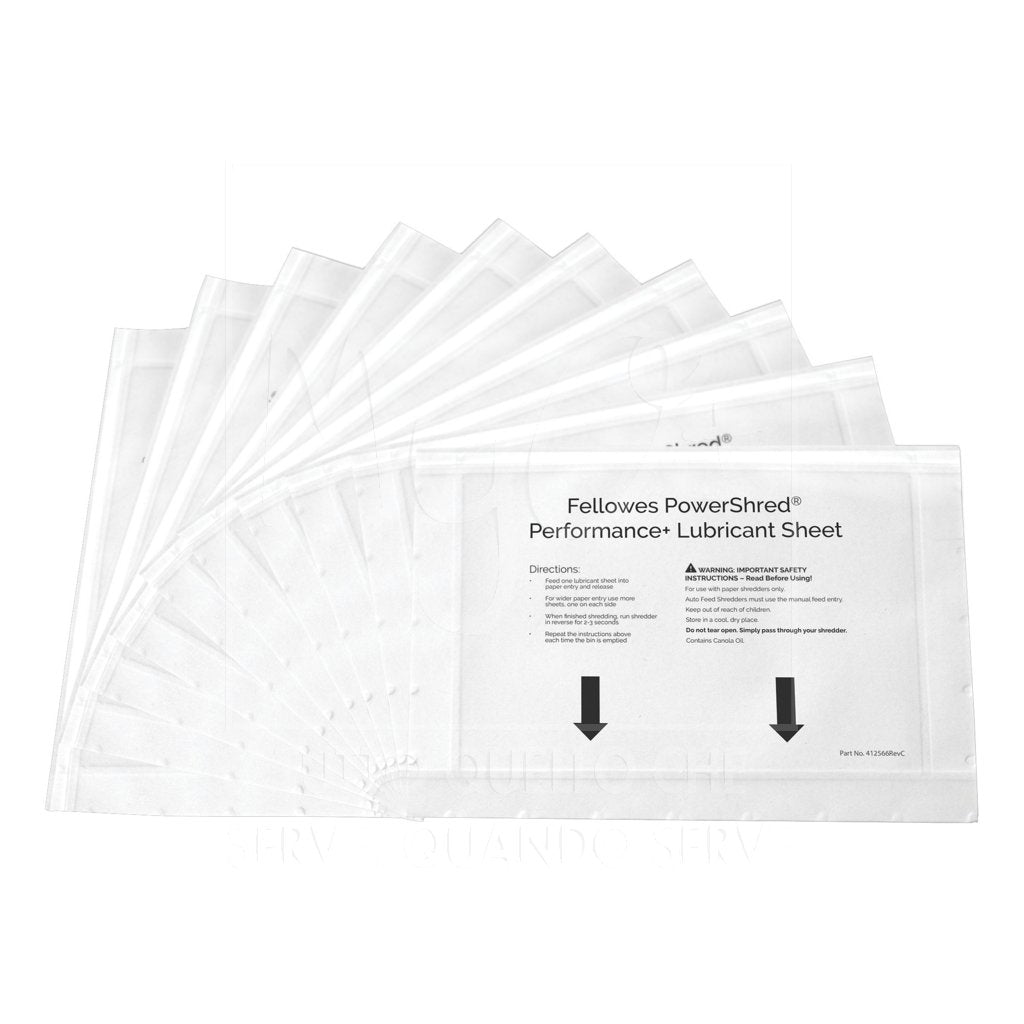 Fogli lubrificanti Performance+ conf. 10pz.
