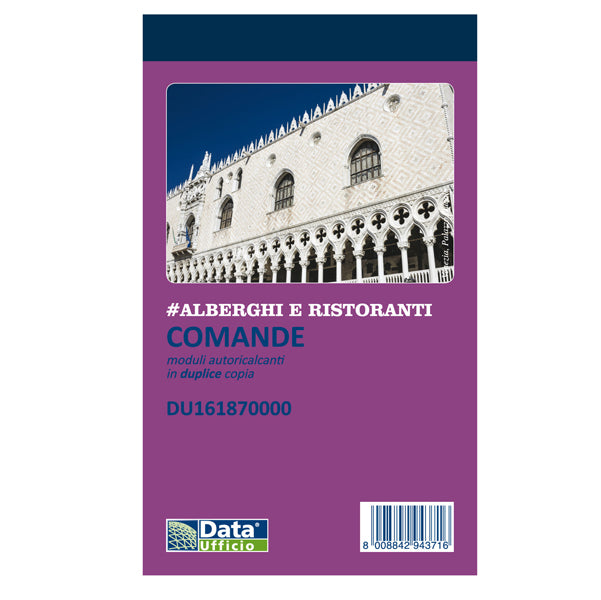 Blocco Comande 25x3 Autocopiante 16,8x10