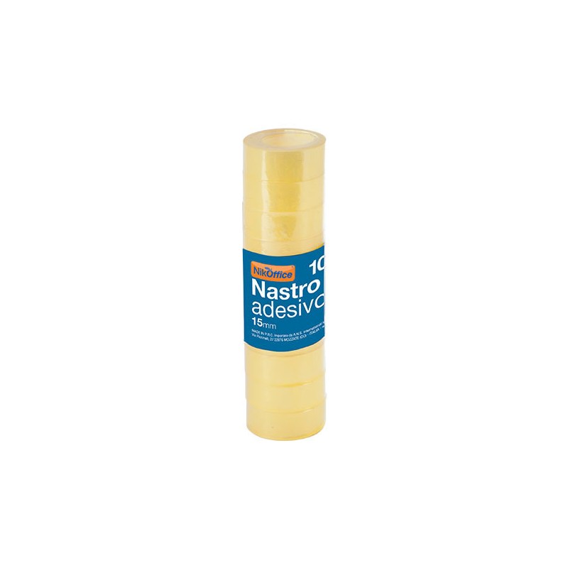 Nastro Adesivo 10X15 Cf. da 10 Rotoli
