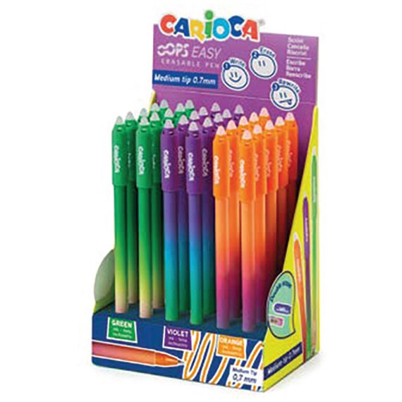 Penna Carioca OOPS easy in Espositore 30 pezzi ass.ti