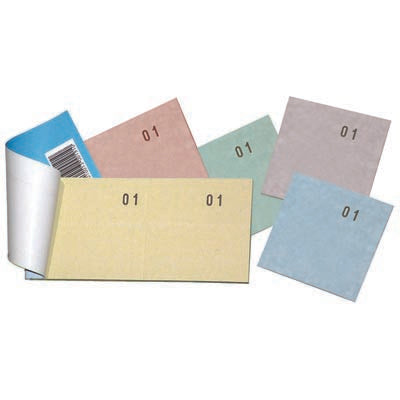 Blocco Numerato Cassa 1/100 13x6 CF. 50 PEZZI