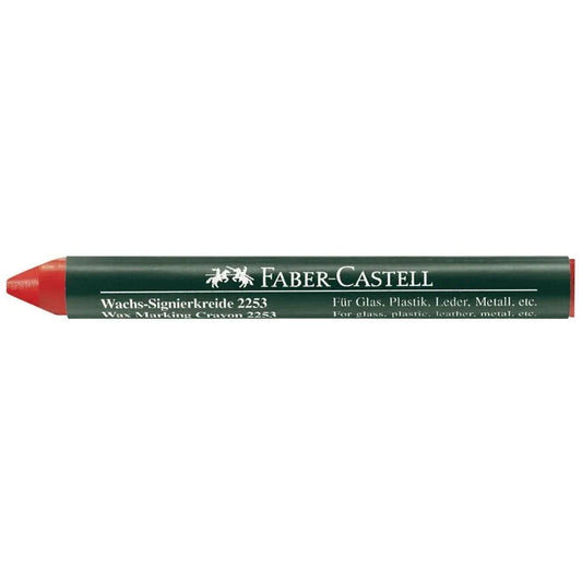 Pastelli Marcatori Industriali Faber Castell 2873 Rosso cf. 12