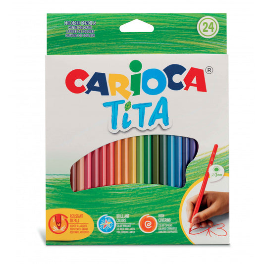 Pastelli Carioca Tita a 24 colori  42794
