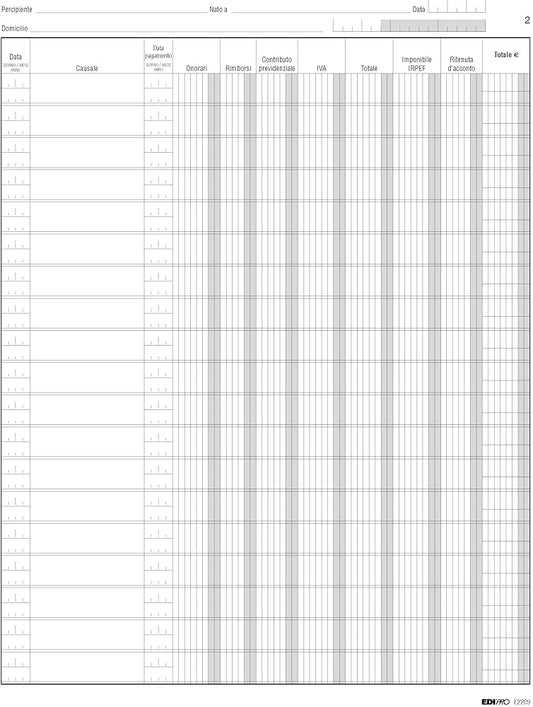 Registri Compensi a Terzi