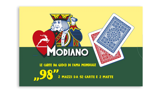 Carte da Gioco Ramino Modiano 98' Due Mazzi da 54 Carte