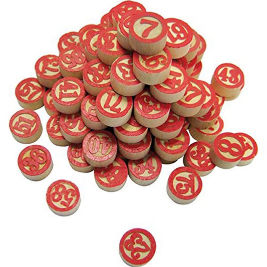 Numeri in Legno per Tombola 17x10