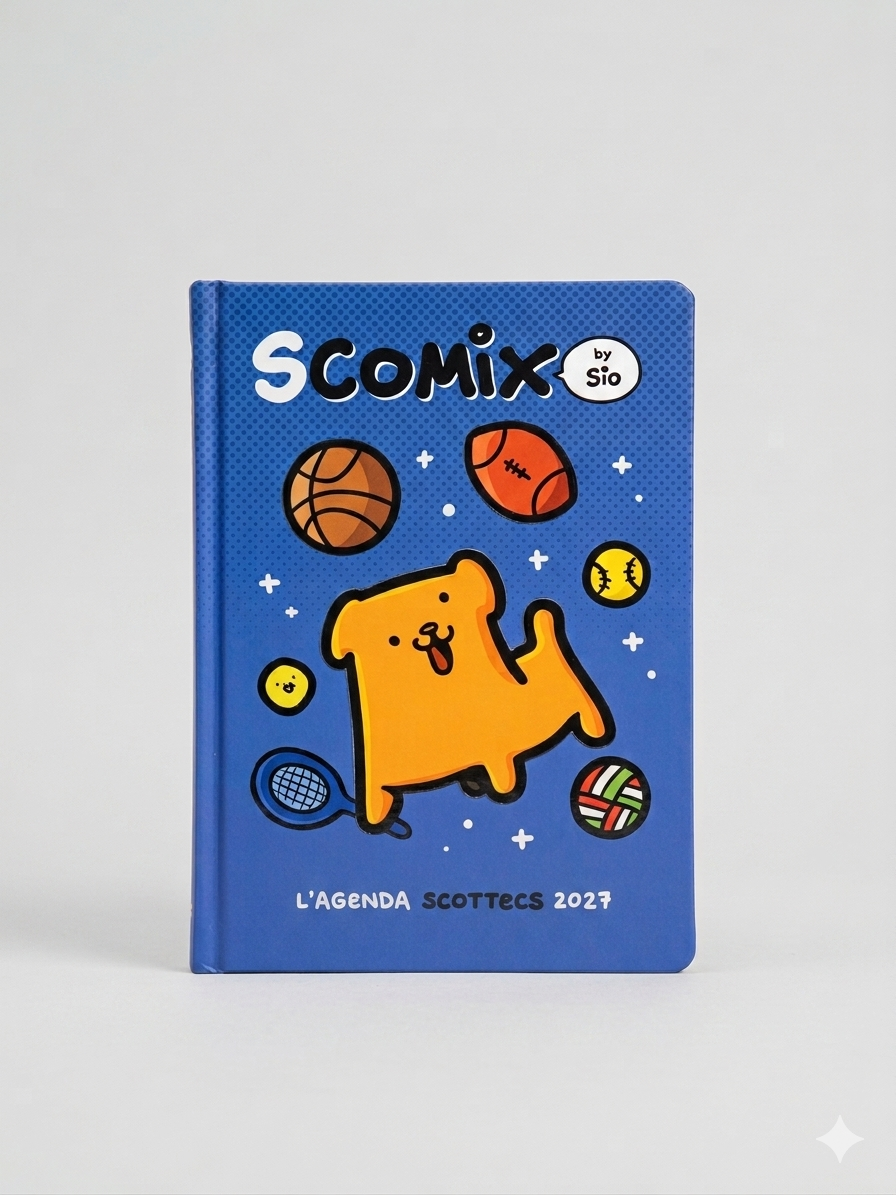Agenda 16 Mesi Medium Scomix