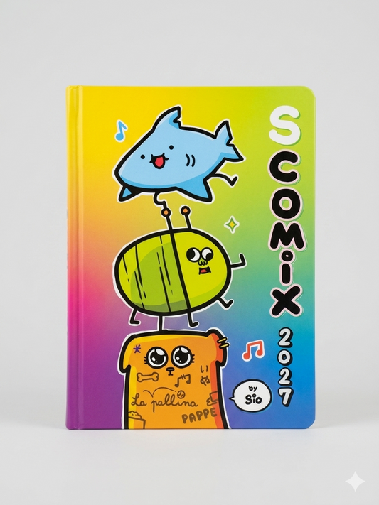 Agenda 16 Mesi Medium Scomix