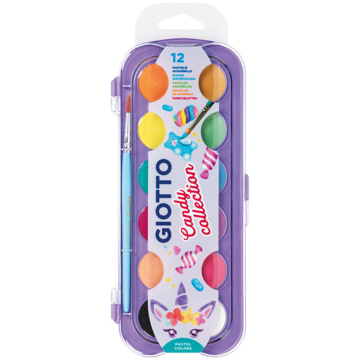 Acquerelli a 12 colori Candy Collection F351600
