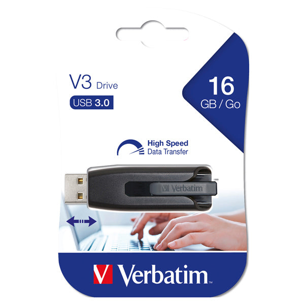 Chiavetta Pen Drive USB 3.0 V3 Verbatim 16GB