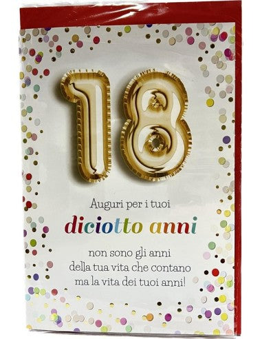 Biglietti Augurali Diciotto Anni