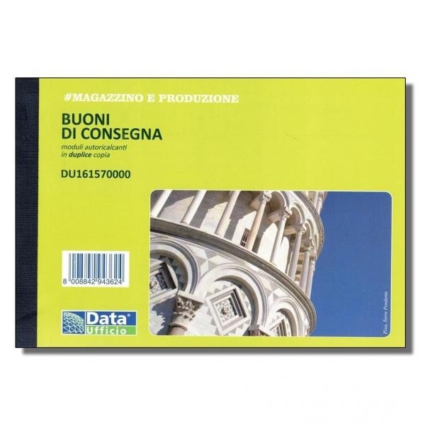 Blocco Buoni Consegna 50/50 Autocopiante 11,5x16,5