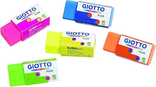 Gomme da Cancellare Giotto Minigomma Fluo 60 Pz.