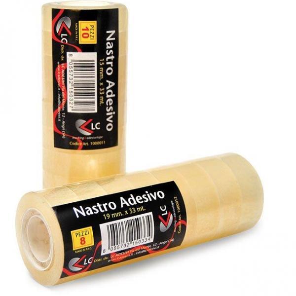 Nastro Adesivo 15X33 Cf. da 10 Rotoli