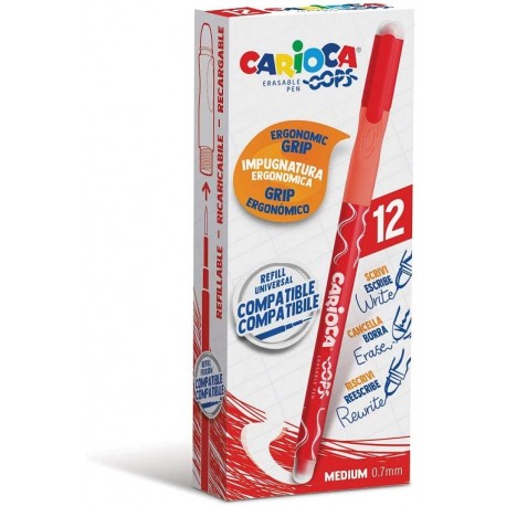 Penna cancellabile Carioca OOPS a Scatto