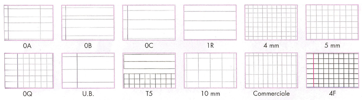 Maxi quaderno A4  Brossurato 48+1 VARIE RIGATURE