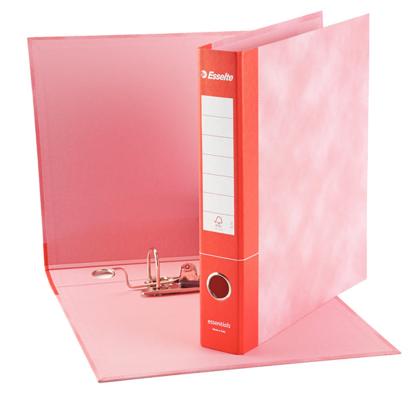 Esselte Registratori per Fatture Ds. 5  cm. G74 Essential  colore Rosso