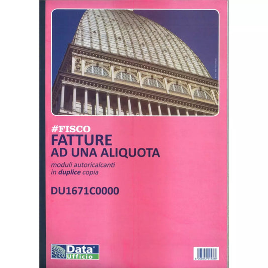 Blocco Fatture ad 1 Aliquota 50x2 Autocopiante 29,7x21,5