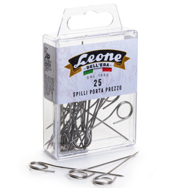 Spilli Portaprezzi  Acciaio Inox sc. 25pz.